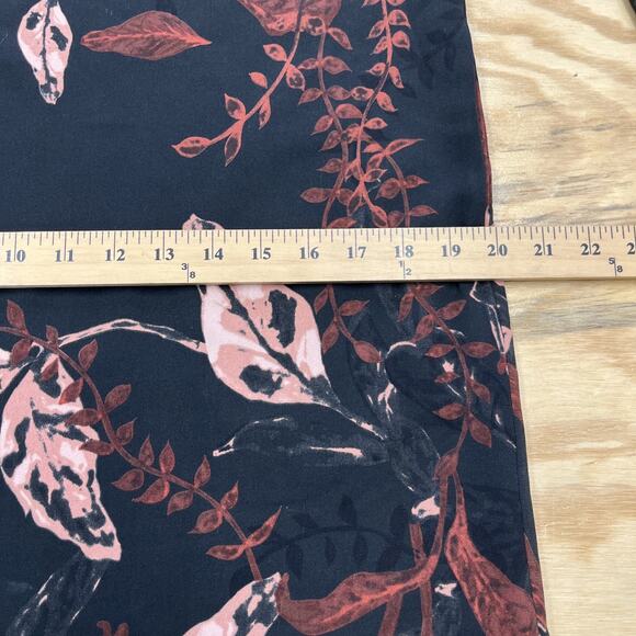 Aritzia Wilfred Charpont Shift Mini Dress Women XS Floral Dark Romantic - Picture 14 of 16